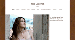 Desktop Screenshot of inesasinkevych.com